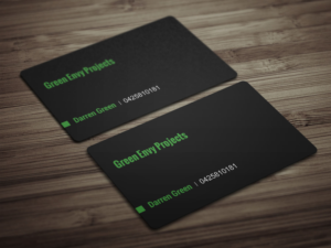 Design de Carte de Visite par mdreyad pour Green envy projects | Design : #17433274