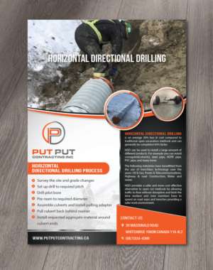 Brochure Design by alex989 for Put Put Contracting Inc | Design: #17301643