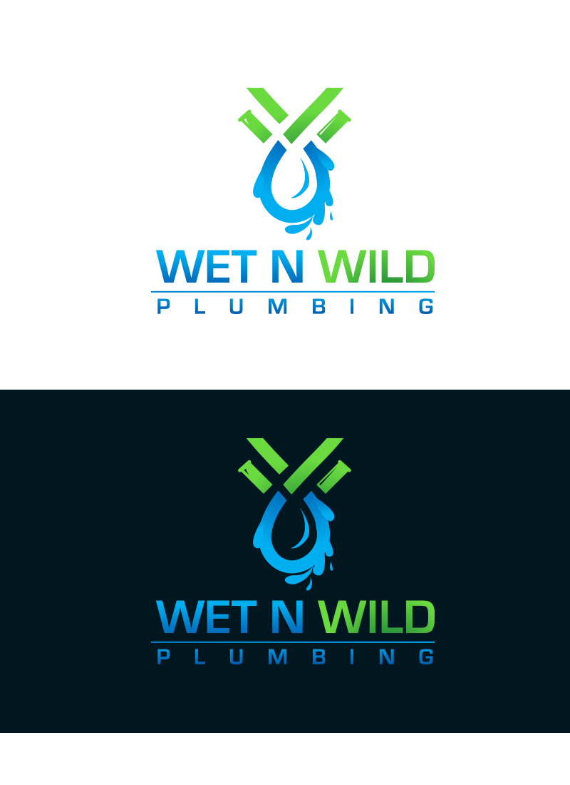 Diseño de Logo por Maher Sh para Wet n Wild Plumbing  | Diseño #17294209