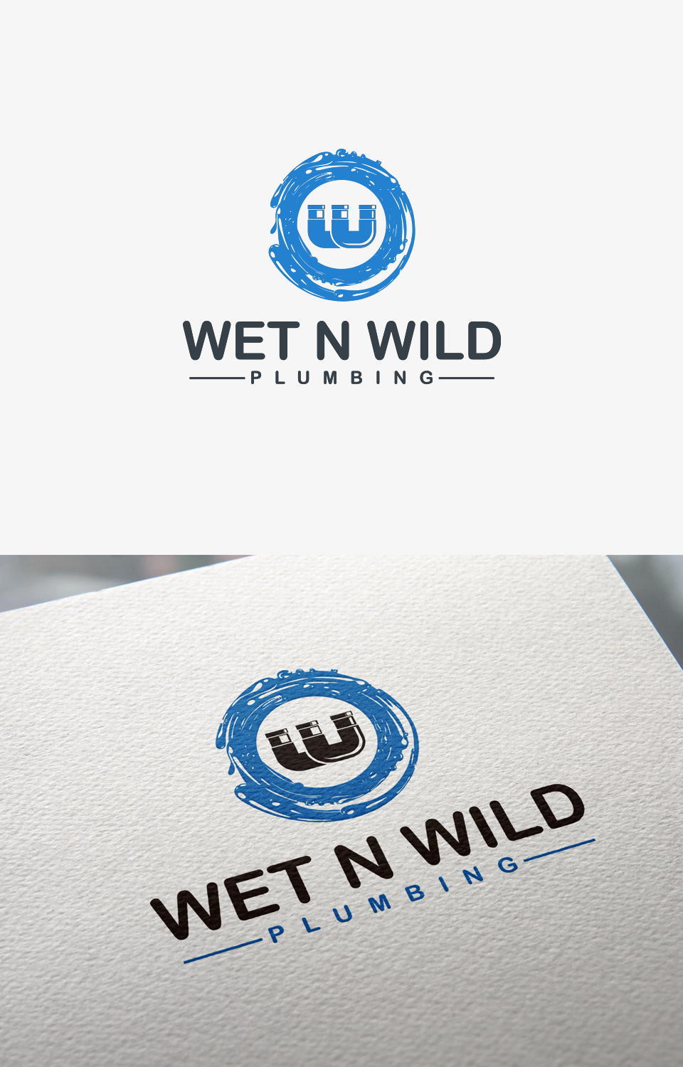 Diseño de Logo por yganess para Wet n Wild Plumbing  | Diseño #17300441