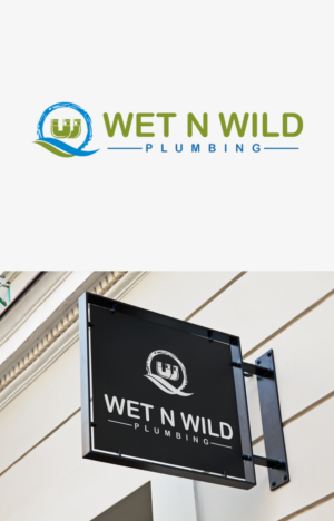 Logo Design by yganess for Wet n Wild Plumbing  | Design: #17300572