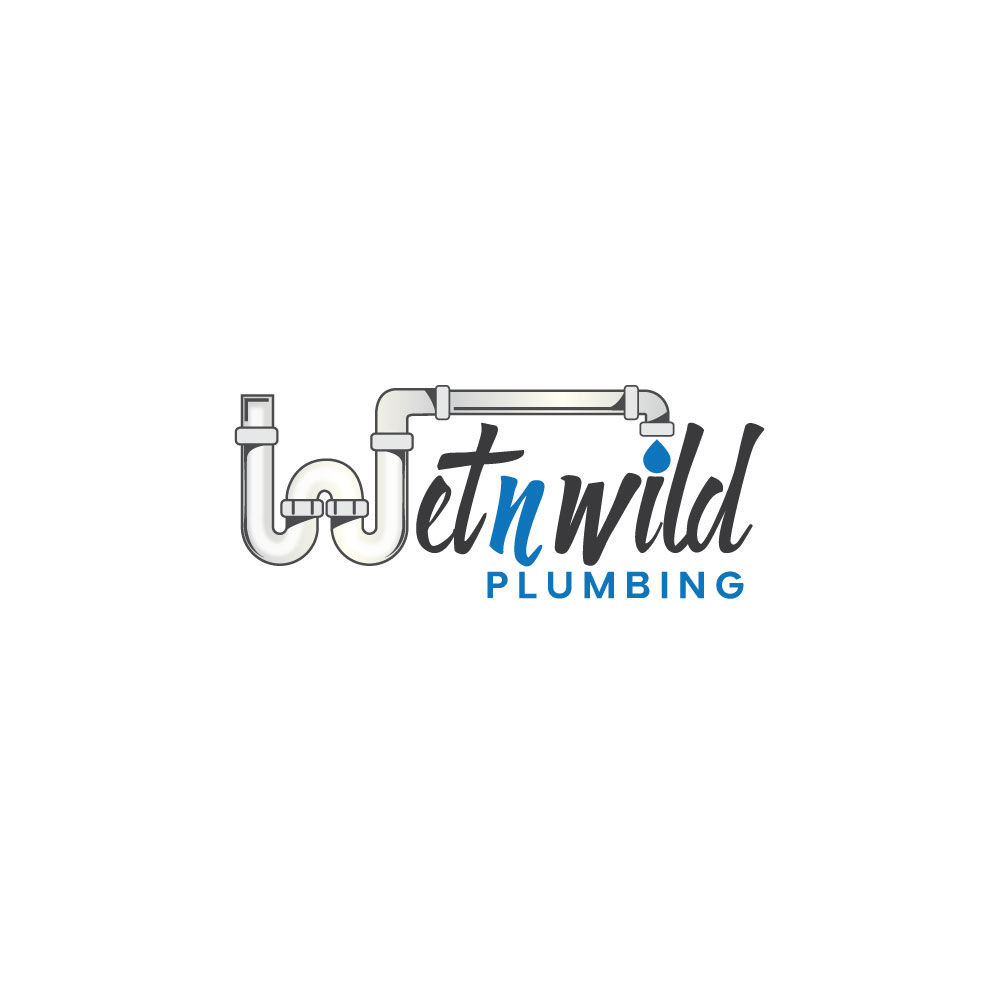 Logo Design by Creativecurves for Wet n Wild Plumbing  | Design: #17367084