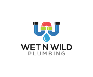 Logo Design by mangun for Wet n Wild Plumbing  | Design #17284145