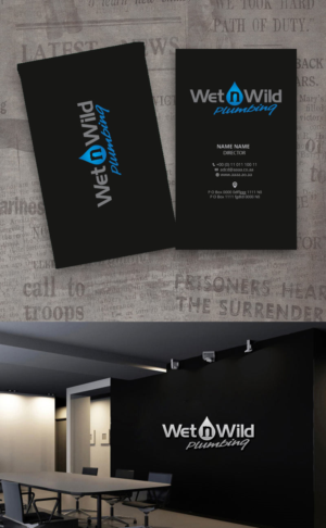 Logo Design by zebronicgraphic for Wet n Wild Plumbing  | Design: #17333295