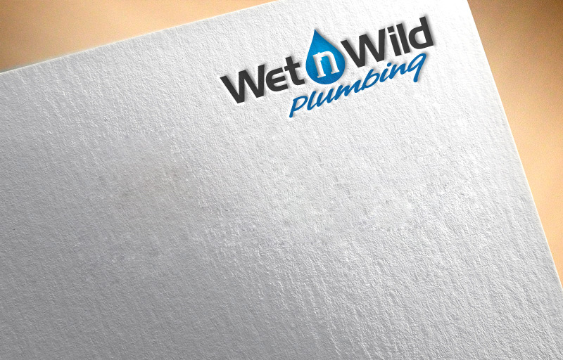 Logo Design by zebronicgraphic for Wet n Wild Plumbing  | Design #17333298