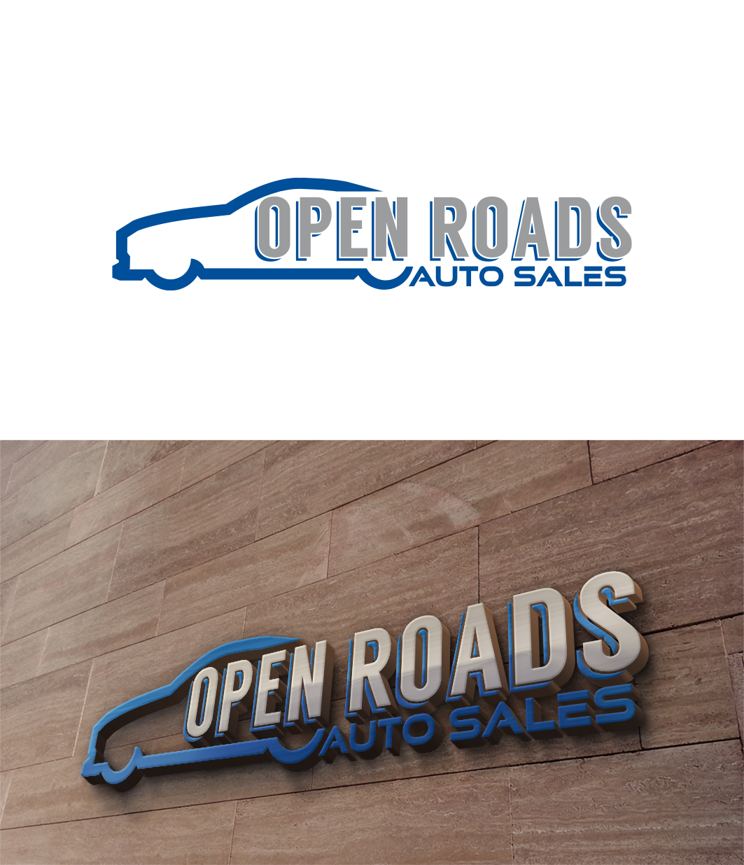 Logo-Design von trufya für Open Roads auto sales  | Design #17329531