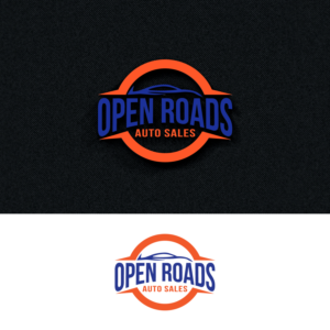 Logo Design by go4logo for Open Roads auto sales  | Design #17308565
