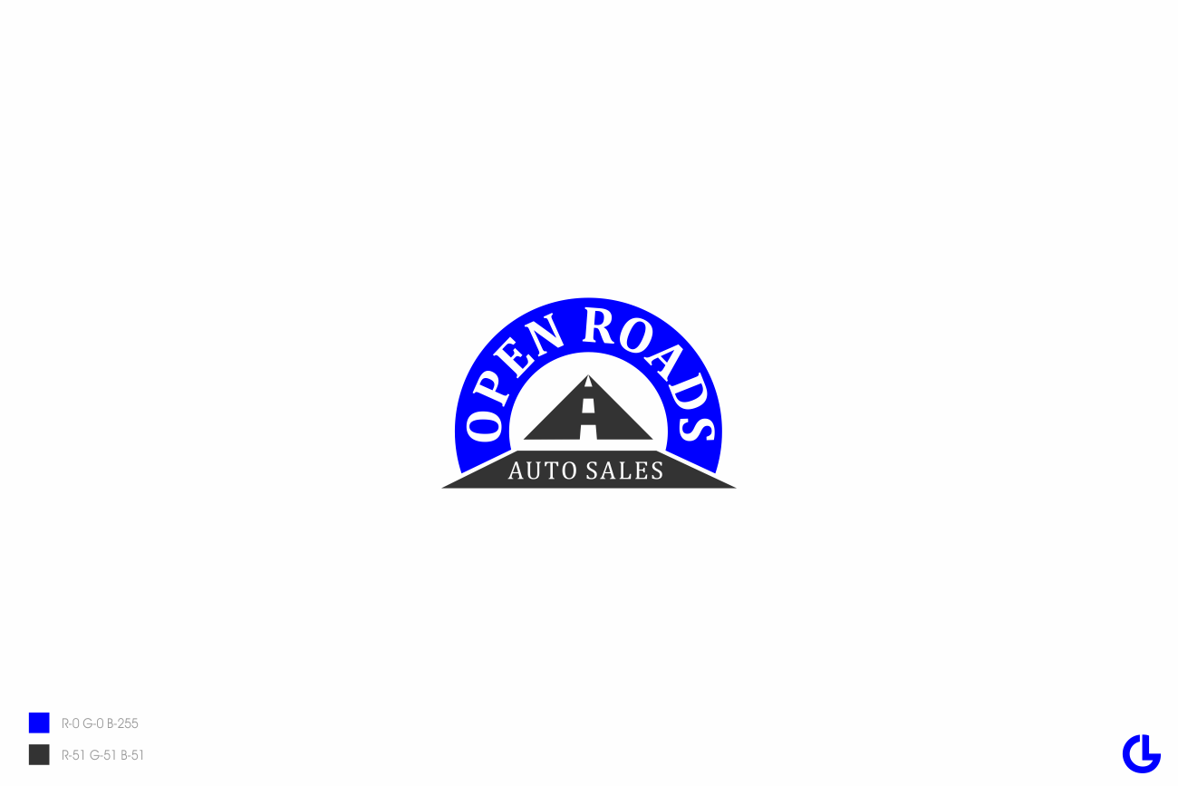 Logo Design by R!CKY for Open Roads auto sales  | Design #17306726