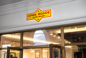 Logo-Design von A S design @ für Open Roads auto sales  | Design: #17310008