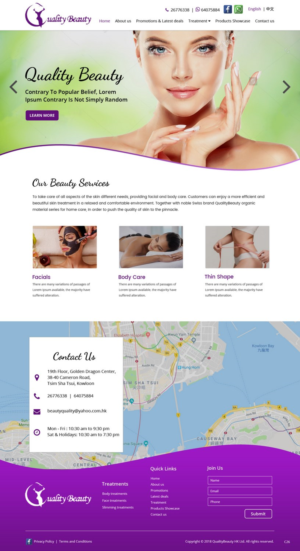 Web Design by pb for this project | Design: #17326172