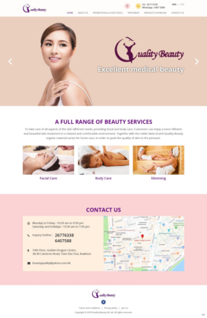 Web Design by pb for this project | Design: #17326176