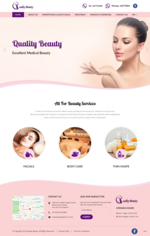 Web Design by pb for this project | Design: #17326230