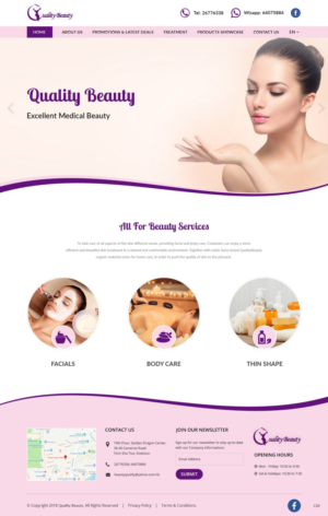 Web Design by pb for this project | Design: #17326232