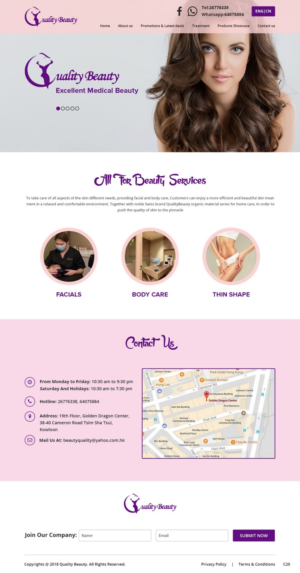 Web Design by pb for this project | Design: #17326234