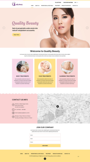 Web Design by pb for this project | Design: #17326237