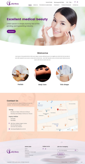 Web Design by pb for this project | Design: #17334698