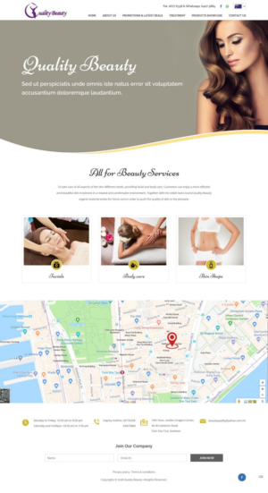 Web Design by pb for this project | Design: #17334699