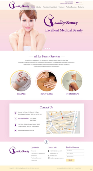 Web Design by pb for this project | Design: #17334701