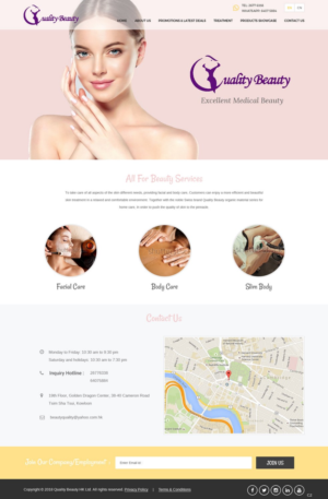 Web Design by pb for this project | Design: #17334710