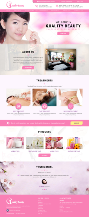 Web Design by Sujit Banerjee for this project | Design: #17453971