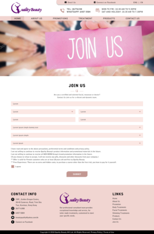 Web Design by Sujit Banerjee for this project | Design: #17584952