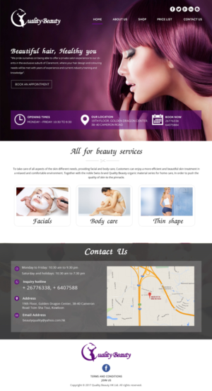 Web Design by Xclusive Designers for this project | Design: #17324794