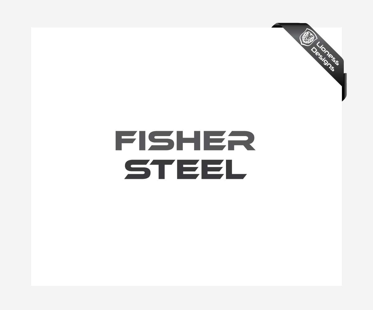 Logo Design by Lioness Designs for Fisher Steel | Design #17289850