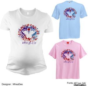 Walk for Life, Something New, Something BRIGHT! | Diseño de Camiseta por deevillacarlos
