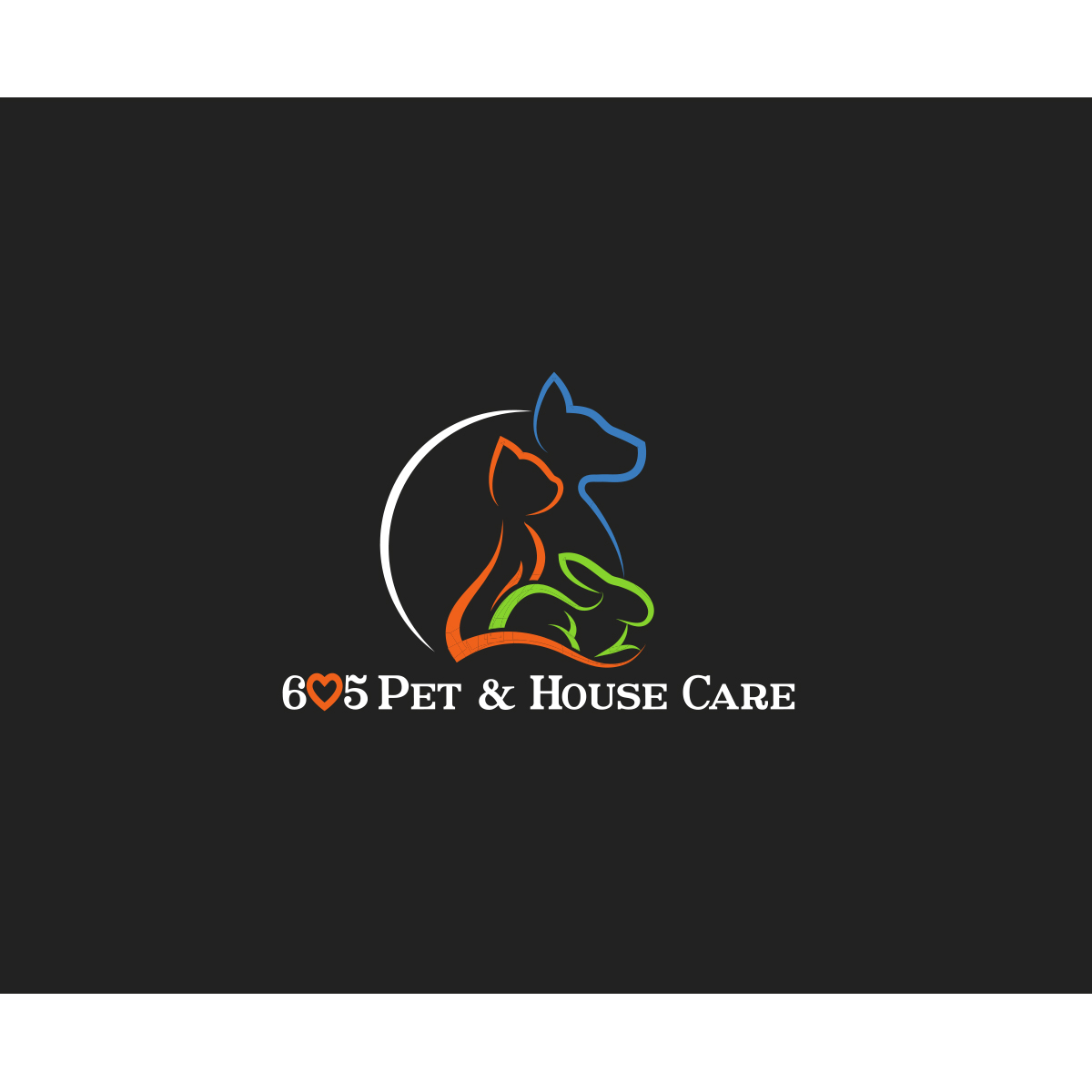 Logo Design by Veronika K. for 605 Pet & House Care | Design #17388711