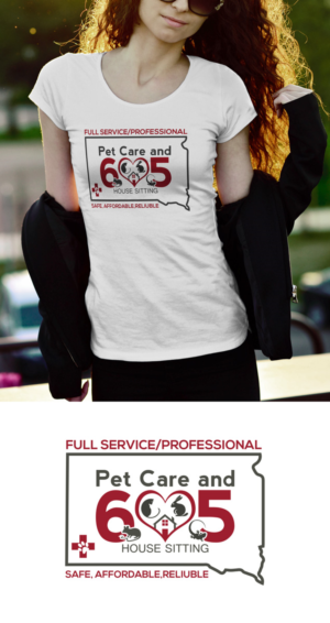 Logo Design by Impressive Solutions for 605 Pet & House Care | Design: #17315725