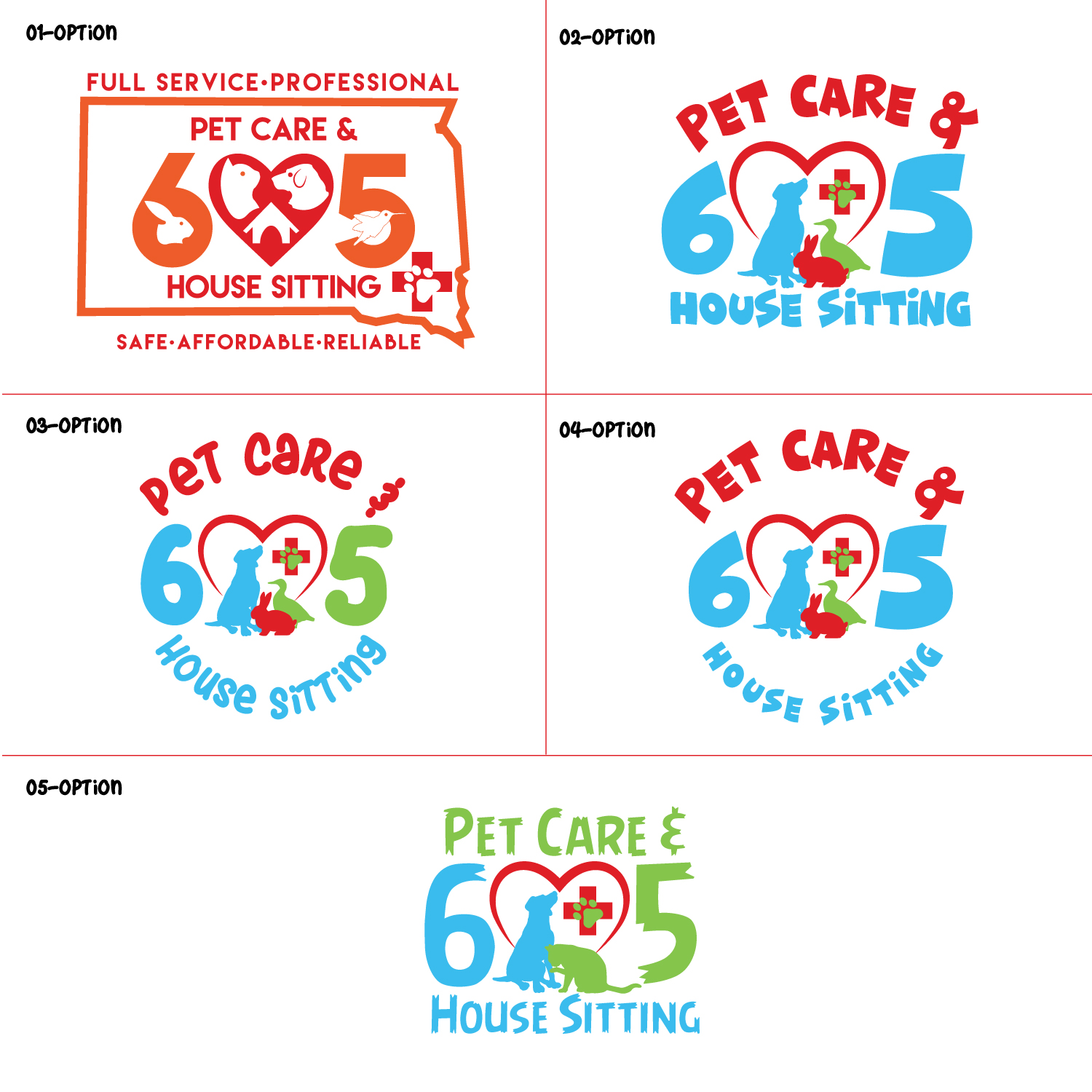 Logo Design by Impressive Solutions for 605 Pet & House Care | Design #17324715