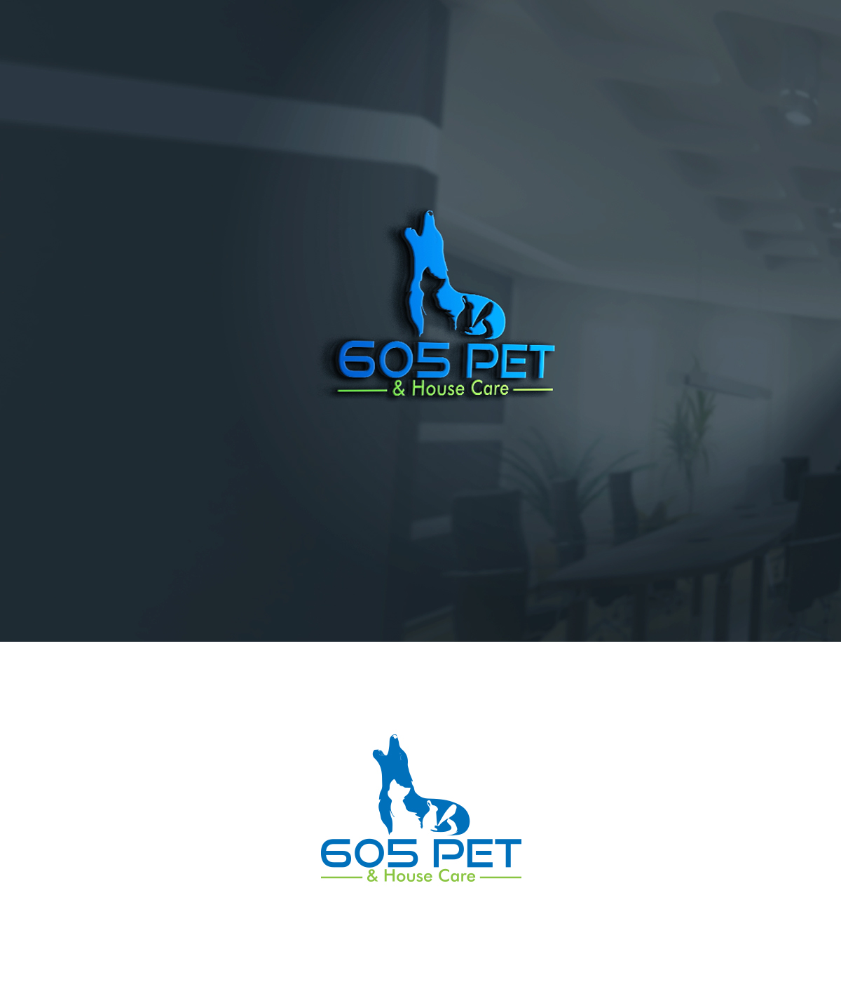 Logo Design by supercreative for 605 Pet & House Care | Design #17333432