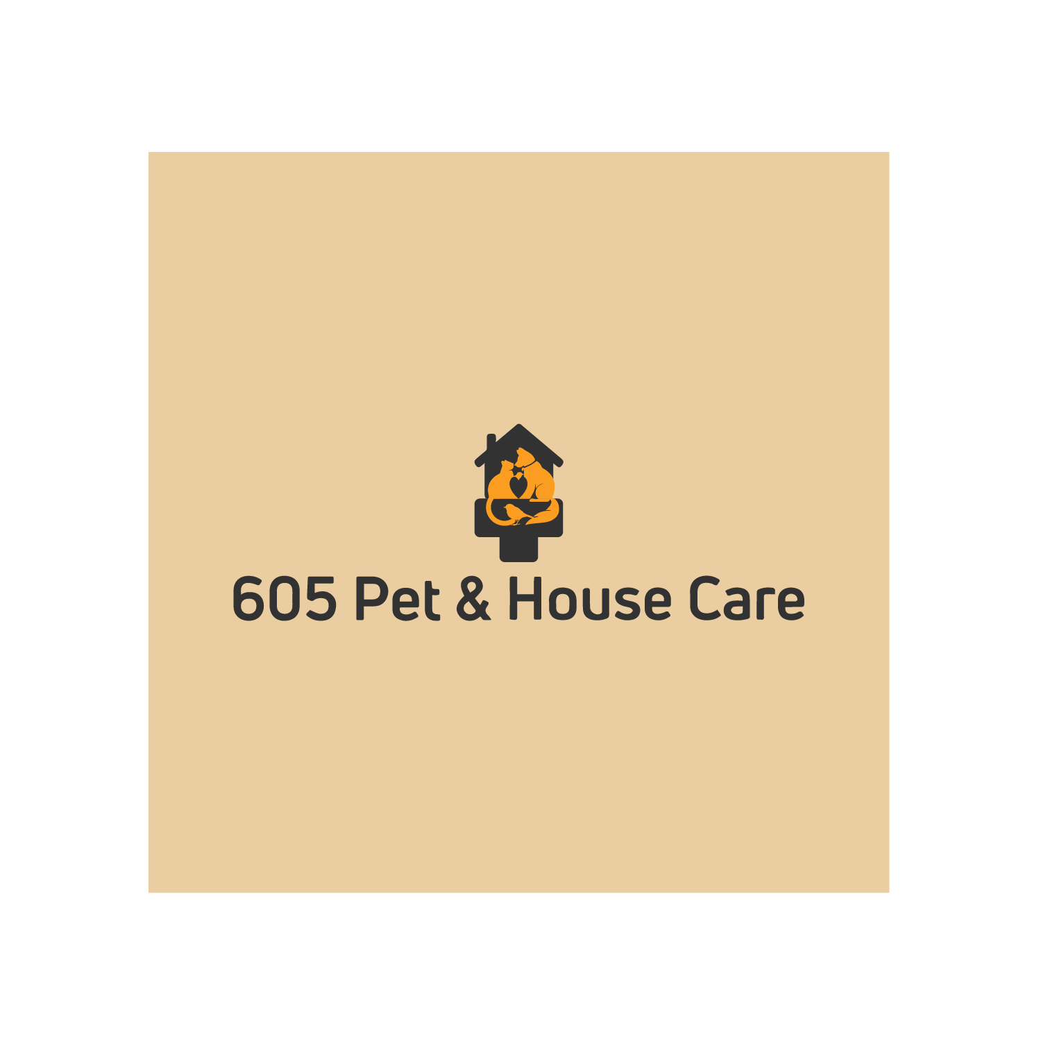 Logo Design by DeesignPro for 605 Pet & House Care | Design #17317144
