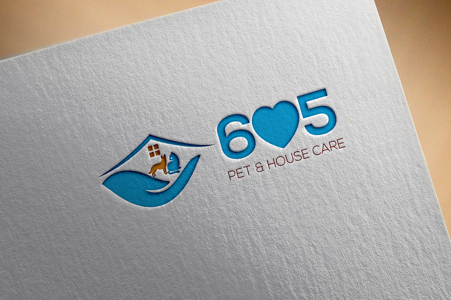 Logo Design by jakia for 605 Pet & House Care | Design #17320831