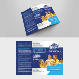DL, Tri Fold Flyer - Mad About Science | Flyer Design by TuktukiShree