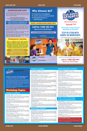 DL, Tri Fold Flyer - Mad About Science | Design de Flyer par meet007