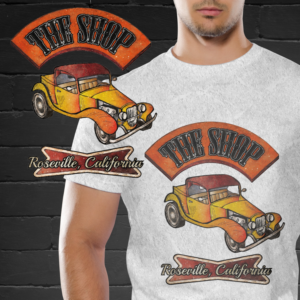 Logo/Graphic for a Shop/Garage featuring a 1931 Ford Roadster Pickup -hotrods/classic cars/muscle ca | Diseño Gráfico por Wally_F