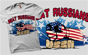 Beat Russians  | Design de T-shirt par Ambrech
