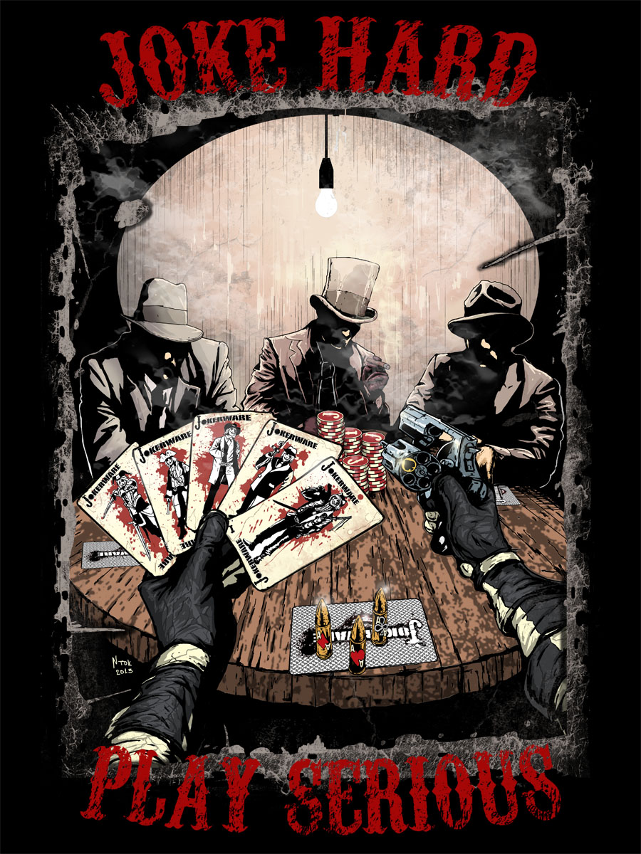T-shirt Design by  Ntok for Joker Ware | Design #2812233