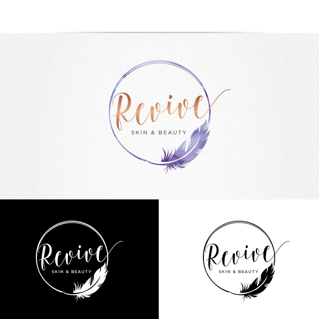 Logo Design by Cherry Pop Design for Revive Skin and beauty  | Design #17348878