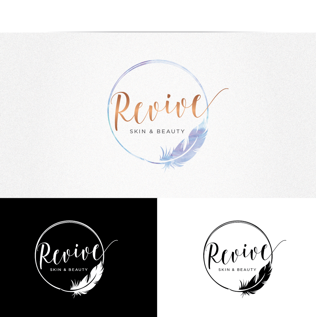 Logo Design by Cherry Pop Design for Revive Skin and beauty  | Design #17357793