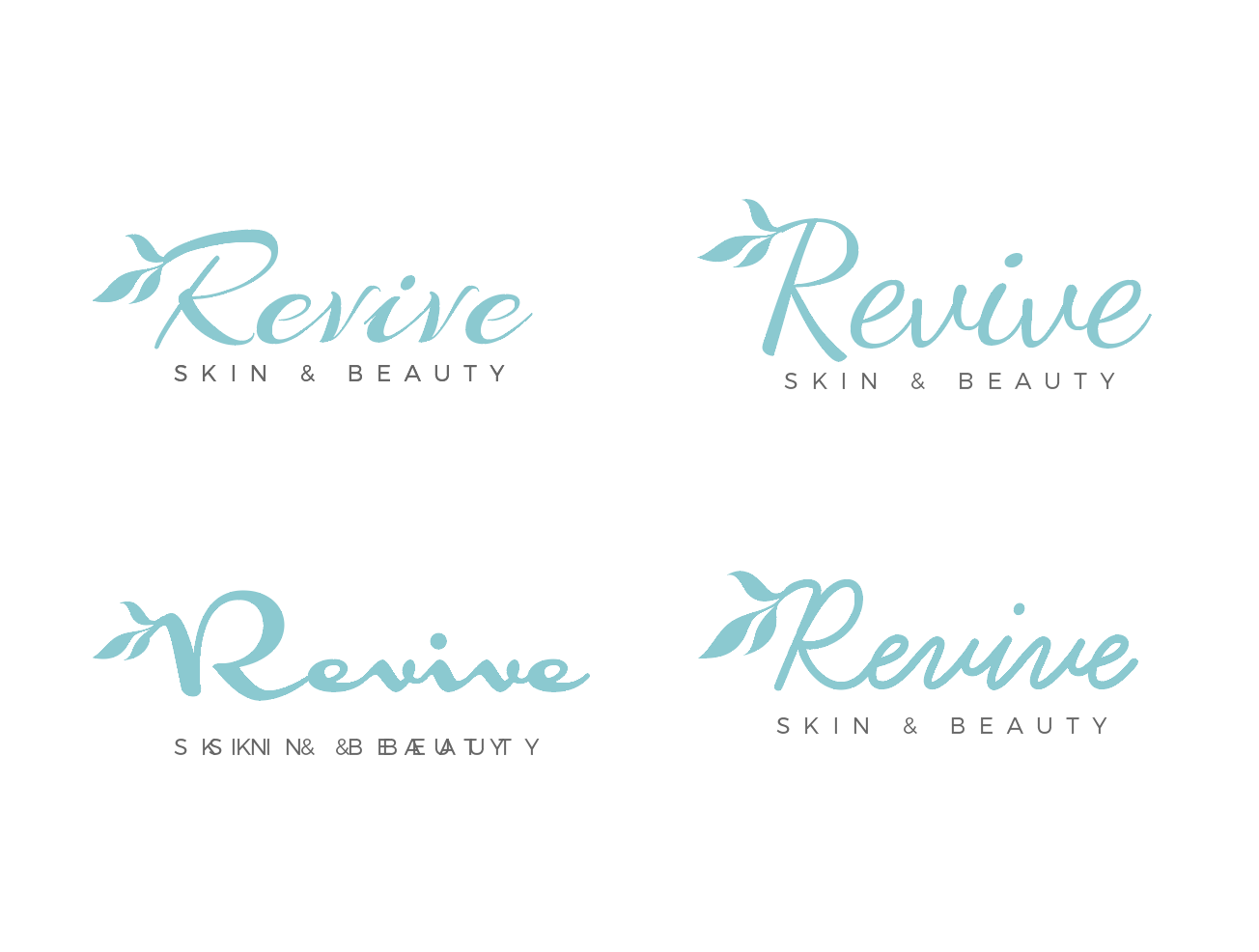 Logo Design by wonderland for Revive Skin and beauty  | Design #17311993