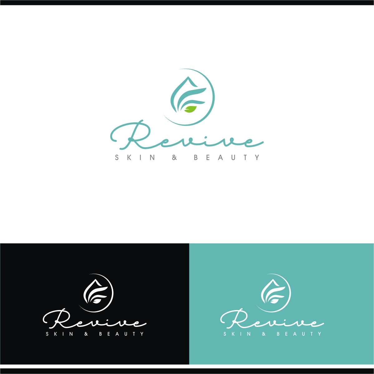 Logo Design by e-graphics for Revive Skin and beauty  | Design #17302415