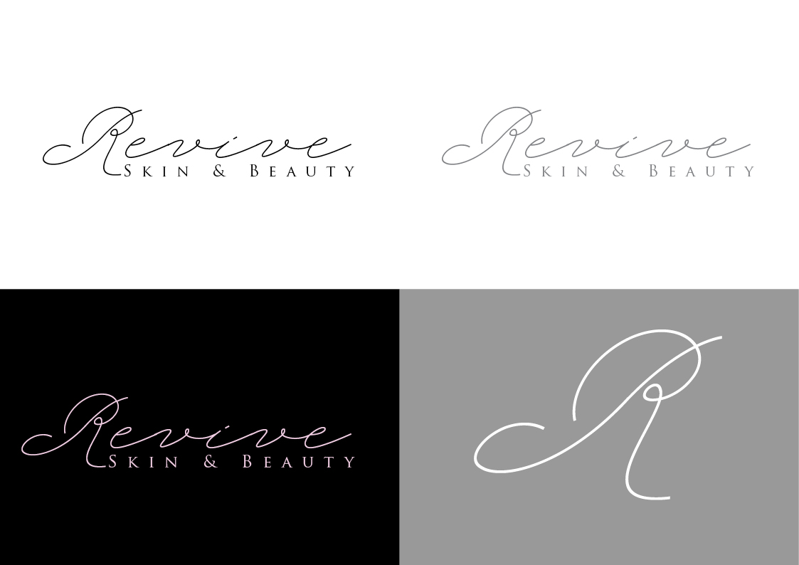 Logo Design by Splash Design for Revive Skin and beauty  | Design #17297525