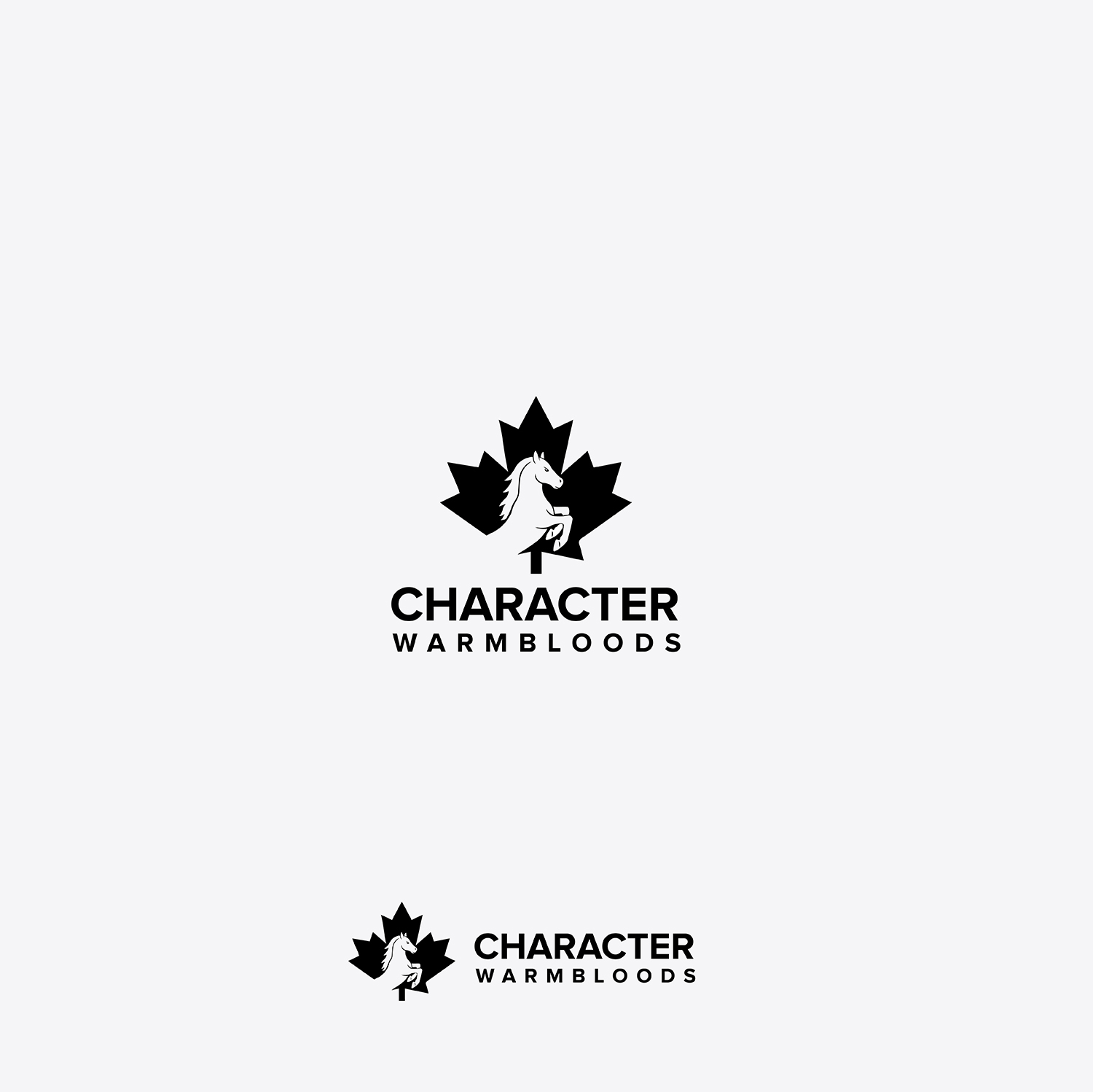 Logo Design by bdesigner9 for Character Warmbloods | Design #17305153