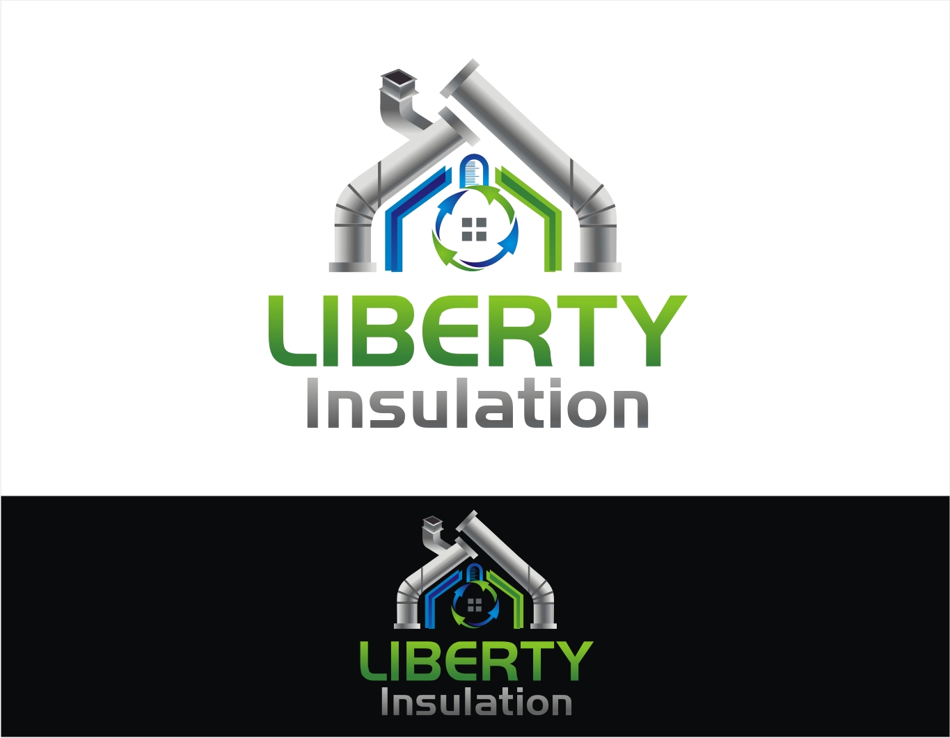 Logo Design by Soul Light for Liberty Insulation | Design #17300617