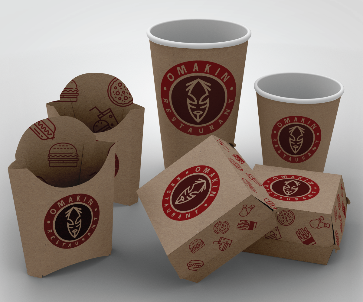 Logo Design by Nik_Studio_Geo for OMAKIN RESTAURANTS  | Design #17333756