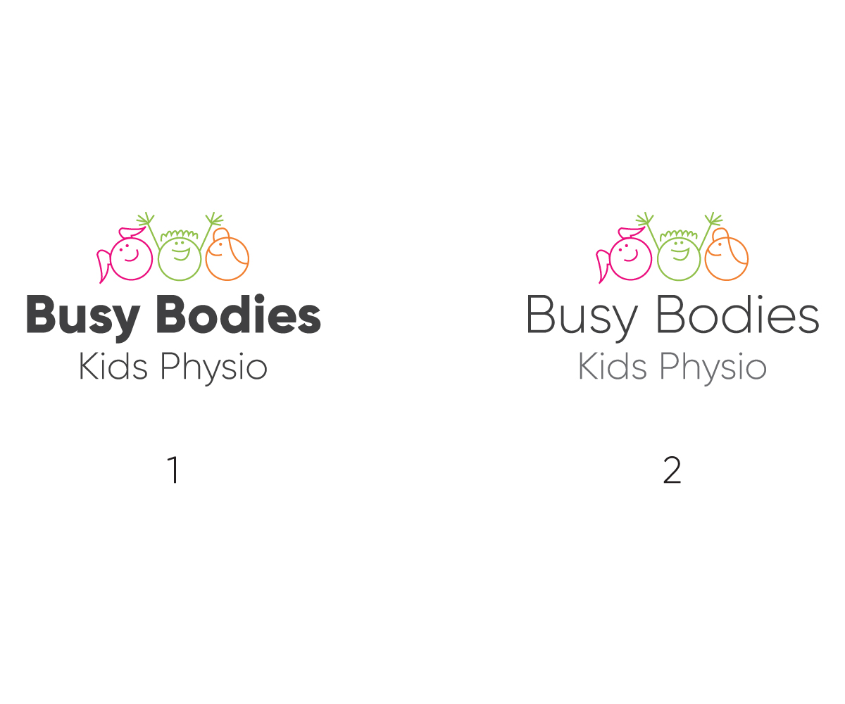 Logo Design by Hania.tarabishy for Busy Bodies Kids Physio | Design #17300537