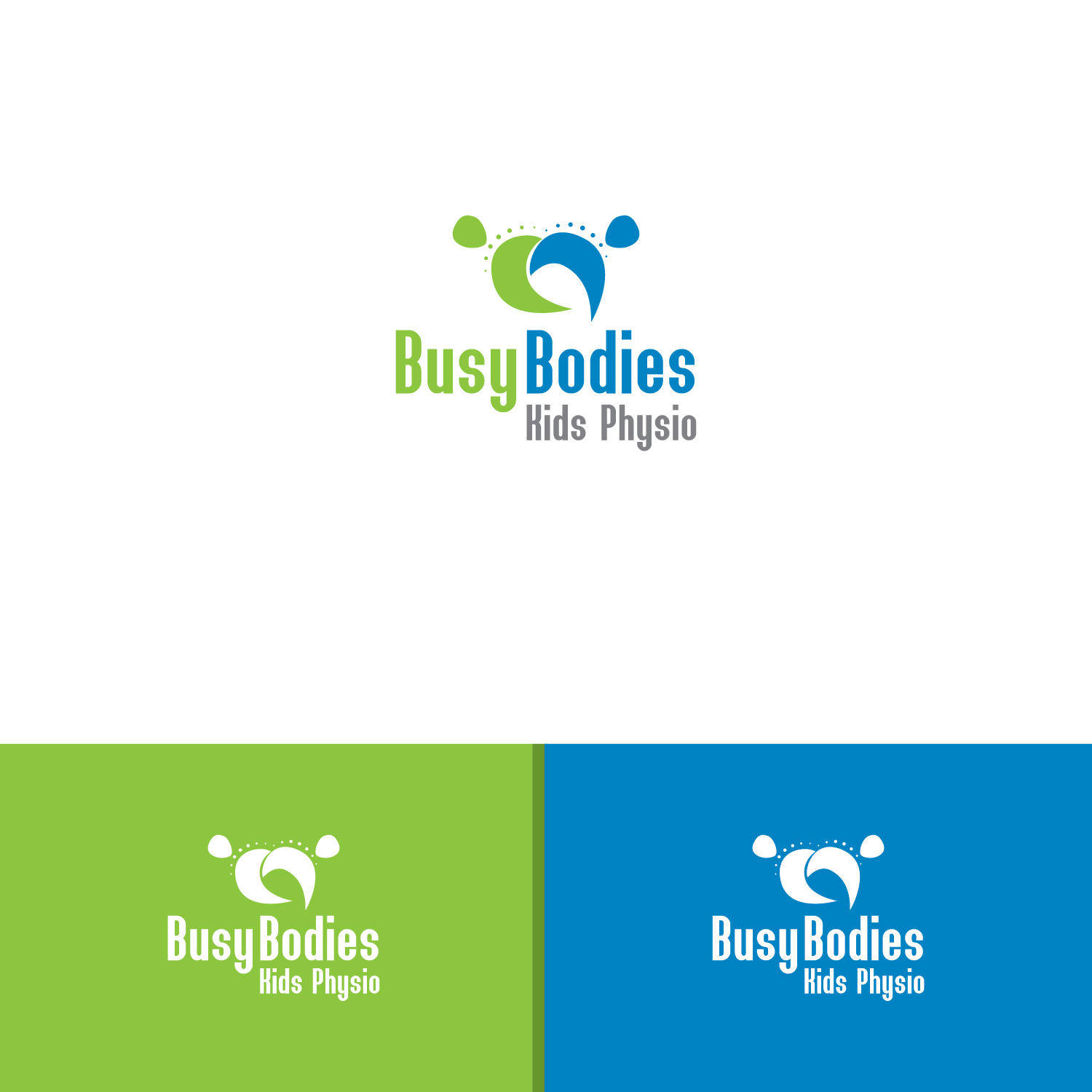 Logo Design by Deziners Zone for Busy Bodies Kids Physio | Design #17313750