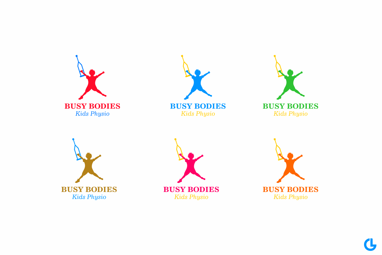 Logo Design by RICKY.T for Busy Bodies Kids Physio | Design #17311520